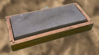 wahrscheinlich Siliciumcarbid fein