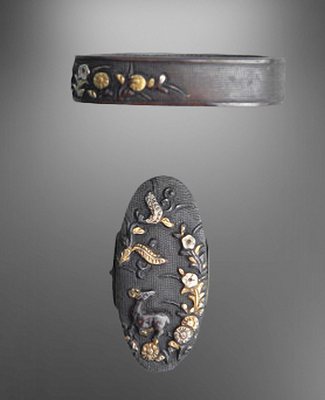 Fuchi-Kashira Nr. 25 (späte Edo Periode)