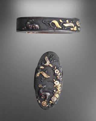 Fuchi-Kashira Nr. 25 (späte Edo Periode)