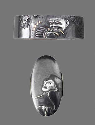 Fuchi-Kashira Nr. 26 (späte Edo Periode)