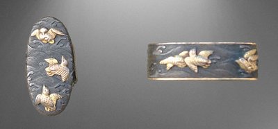 Fuchi-Kashira Nr. 28 (späte Edo Periode)