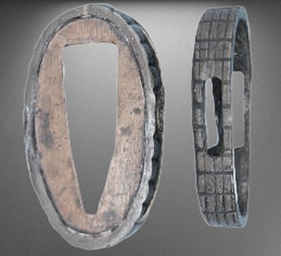 Fuchi-Kashira Nr. 3 (späte Edo-Periode)