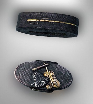 Fuchi-Kashira Nr. 39 (späte Edo Periode)